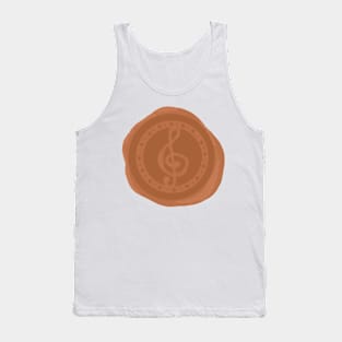 Wax Seal with Treble Clef Tank Top